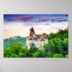 Pôster Castelo Romania do farelo