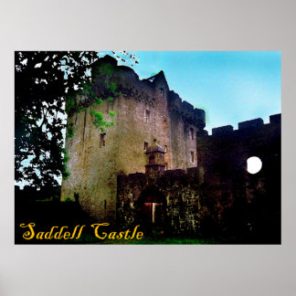 Poster castelo saddell
