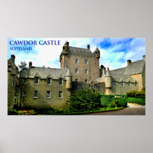Poster castelo scotland do cawdor