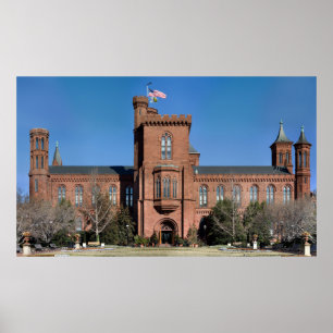 Pôster Castelo Smithsonian em Washington, D.C.
