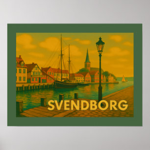 Poster Castelo Svendborg Dinamarca