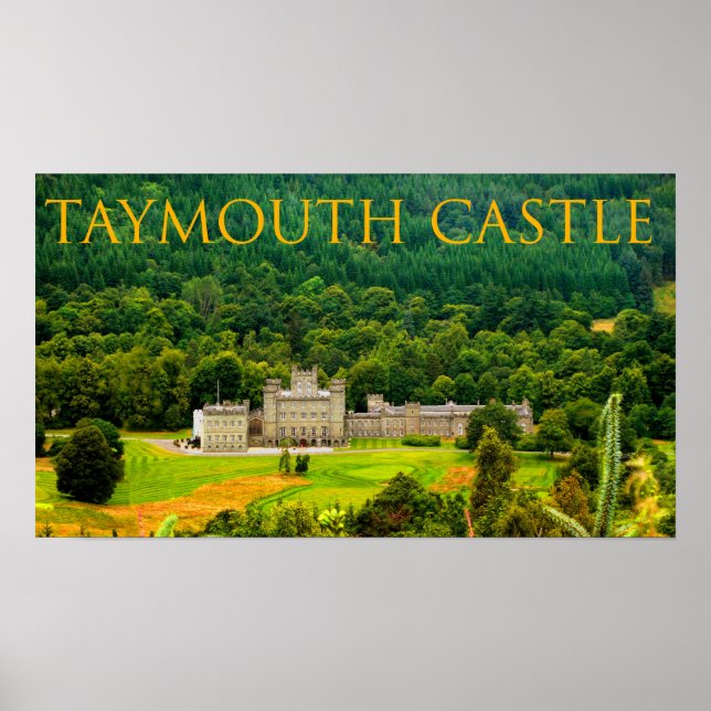 Pôster castelo taymouth (Frente)