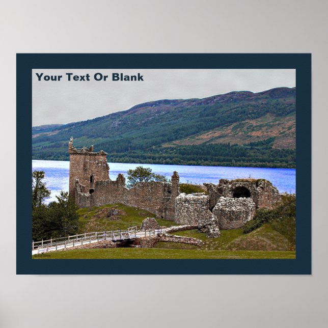 Poster Castelo Urqhart - Loch Ness (Frente)