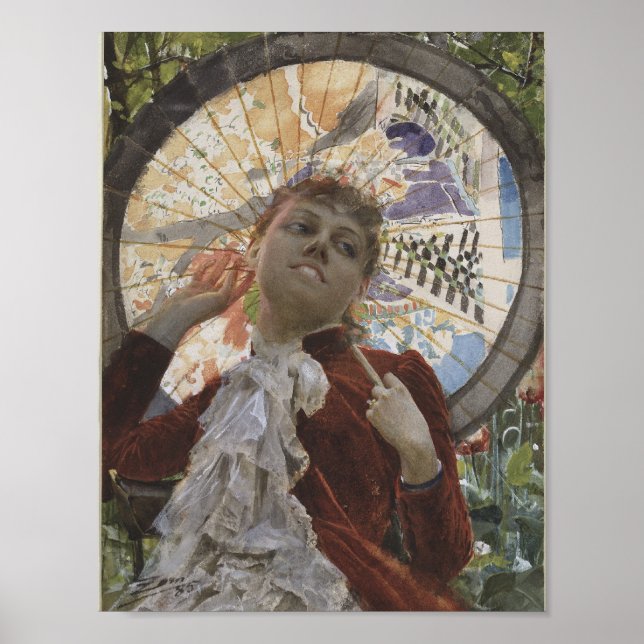Poster Castelos no Ar por Anders Zorn (Frente)