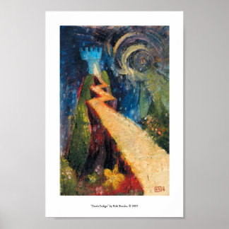 Poster Castle Indigo