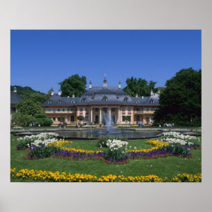 Pôster Castle Pillnitz, Dresden, Saxónia, Alemanha