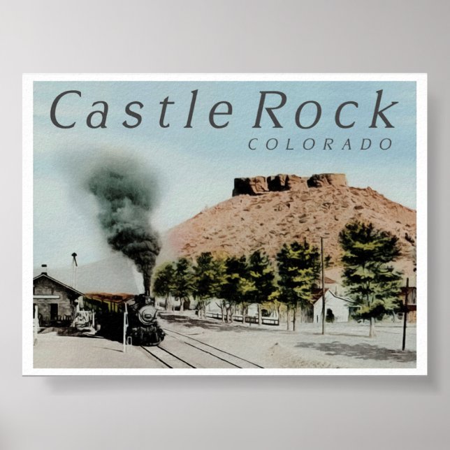 POSTER CASTLE ROCK COLORADO (Frente)