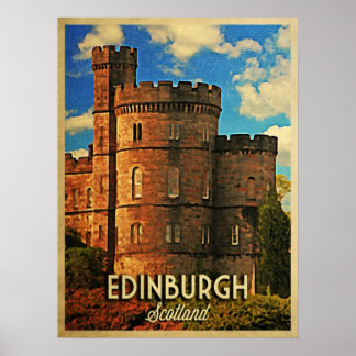 Poster Castle Rock Edinburgh