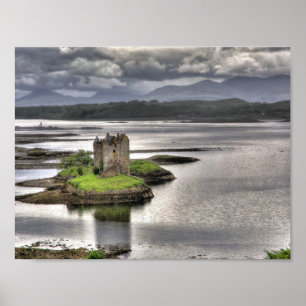 Pôster Castle Stalker Appin Argyll Scotland