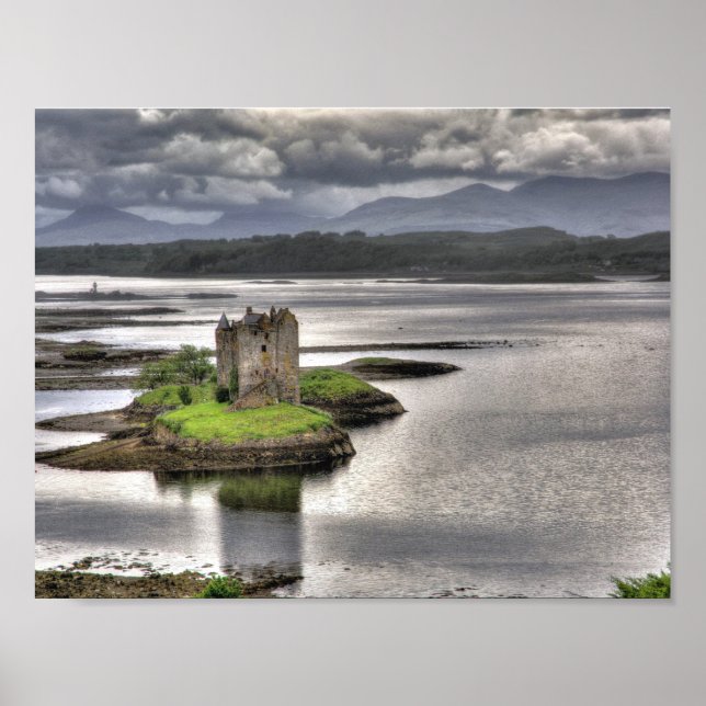 Pôster Castle Stalker Appin Argyll Scotland (Frente)