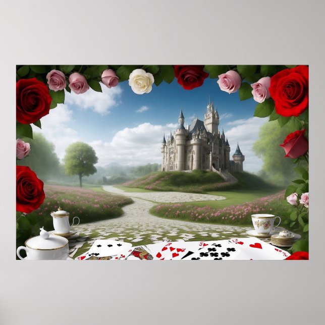 Poster Castle Through the Wonderland Portal (Frente)