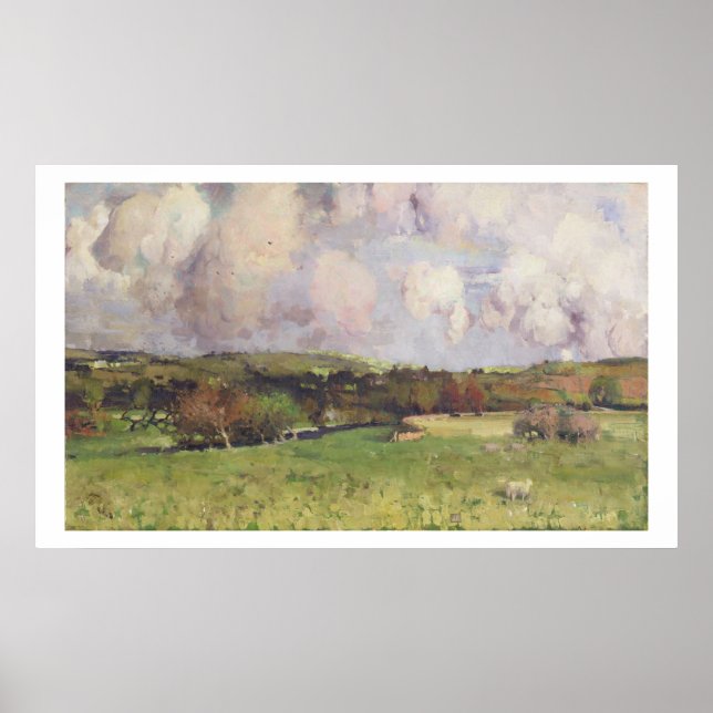 Pôster Castlefern, c.1890-95 (oil on canvas) (Frente)