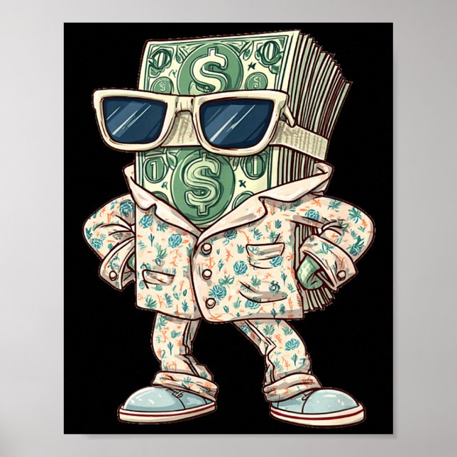 Poster Casual Money Sleepwear Costume For Cash Lovers  (Frente)
