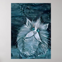 Poster Cat 1 - Olhando para você