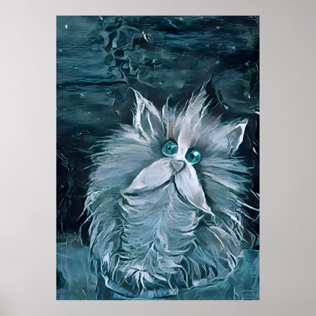 Poster Cat 1 - Olhando para você (Frente)