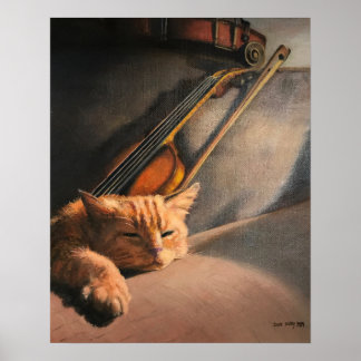 Poster "Cat and the Fiddle" 16x20