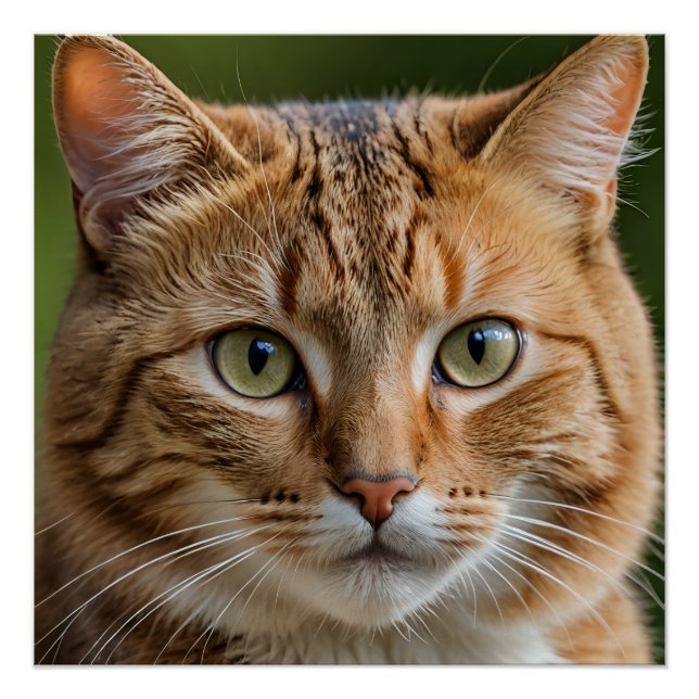 Pôster Cat Art 20" x 20", papel Poster (Semibrilho) (Frente)