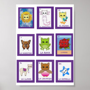 Poster Cat Art Lottería,