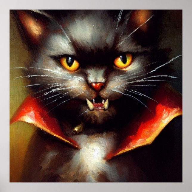 Poster Cat Dracula (Frente)