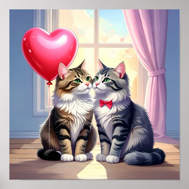 Poster Cat Love (Frente)