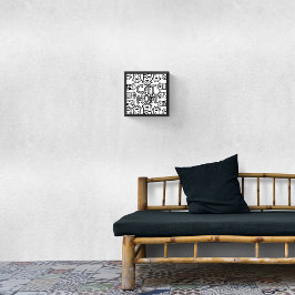 Poster Cat Mamãe Negra e White Minimalista Wall Art