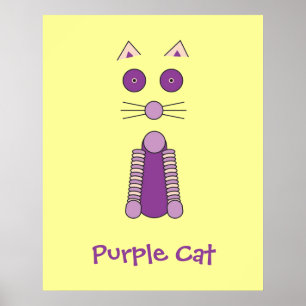 Poster CAT roxo