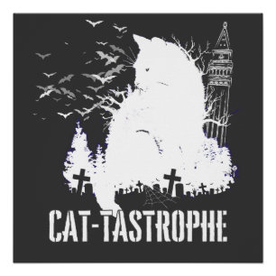 Pôster Cat-tastrophe - Uma Tale Gótica.b