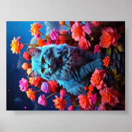 Poster Cat Wall Art para Cat Lovers