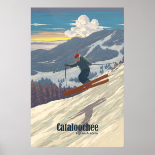 Poster Cataloochee Maggie Valley Carolina do Norte EUA Es