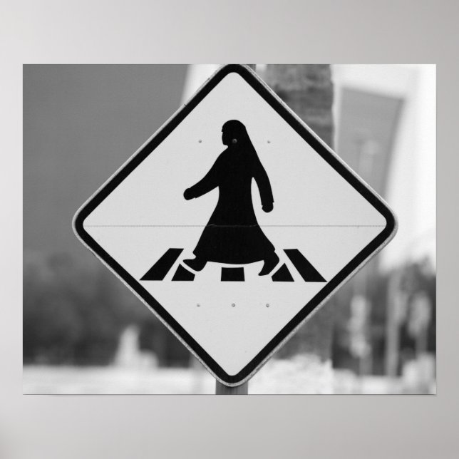 Poster Catar, Ad Dawhah, Doha. Pedestre Árabe 3 (Frente)