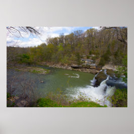 Poster Cataract Falls, Upper Falls, Indiana