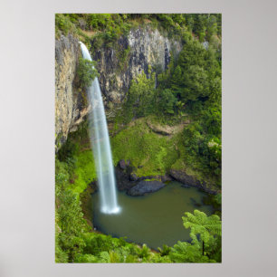Pôster Cataratas Bridal Veil, Nova Zelândia