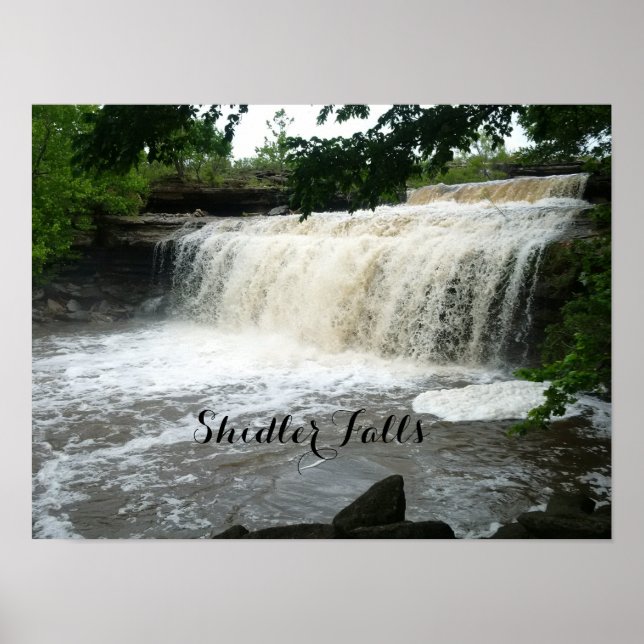 Poster Cataratas de Shidler (Frente)
