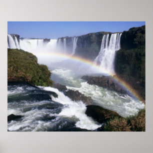 Poster Cataratas do Iguaçu, Estado do Paraná, Brasil. Vis