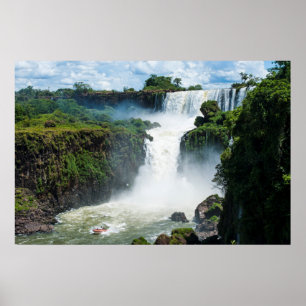 Poster Cataratas do Iguaçu Rodeadas pela Selva