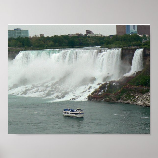 Poster Cataratas do Niágara do lado canadense (Frente)