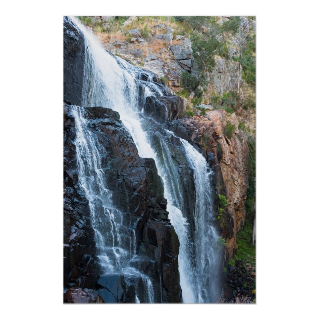 Pôster Cataratas Mackenzie, Parque Nacional Grampian, Vit (Frente)