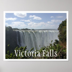 Pôster Cataratas Vitória, Zâmbia, Zimbabwe