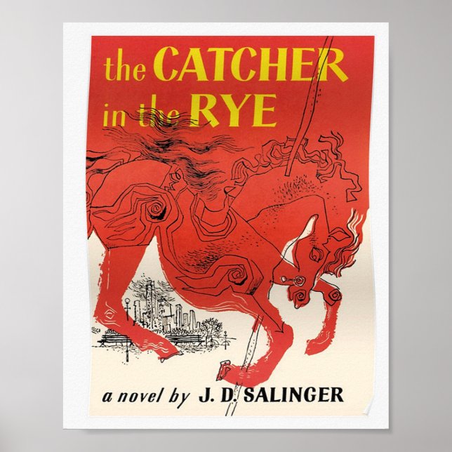 Poster CATCHER IN RYE by J.D. SALINGER (Frente)