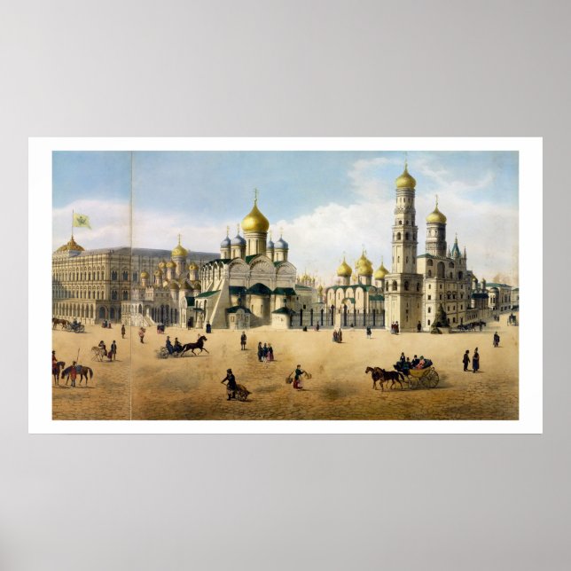 Pôster Catedrais da Anunciação e do Arcanjo, (Frente)