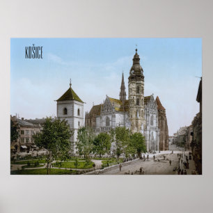 Poster Catedral da Rua Elizabeth em Košice