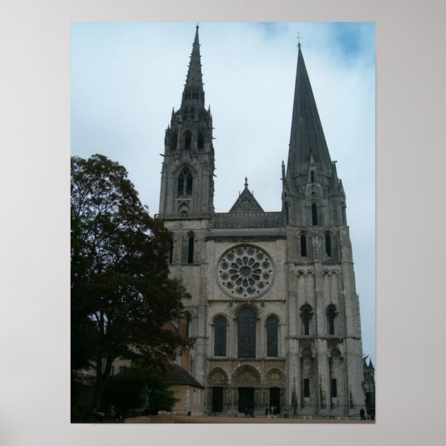 Poster Catedral de Chartres (Frente)