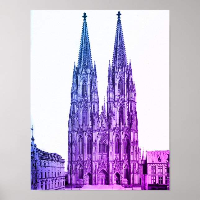 Poster Catedral de Colônia, 1911 - Kölner Dom (Frente)