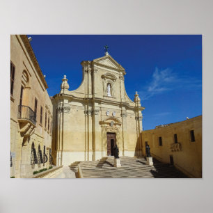 Poster Catedral de Gozo da Assunção de Maria Malta
