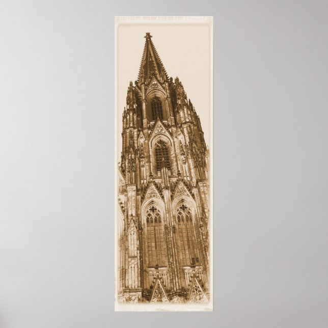 Poster Catedral de Koln (Colônia) (Frente)