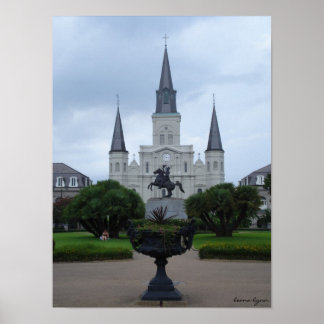 Poster Catedral de Louis, Nova Orleans