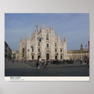 Poster Catedral de Milão Duomo di Milano Arte de Parede d