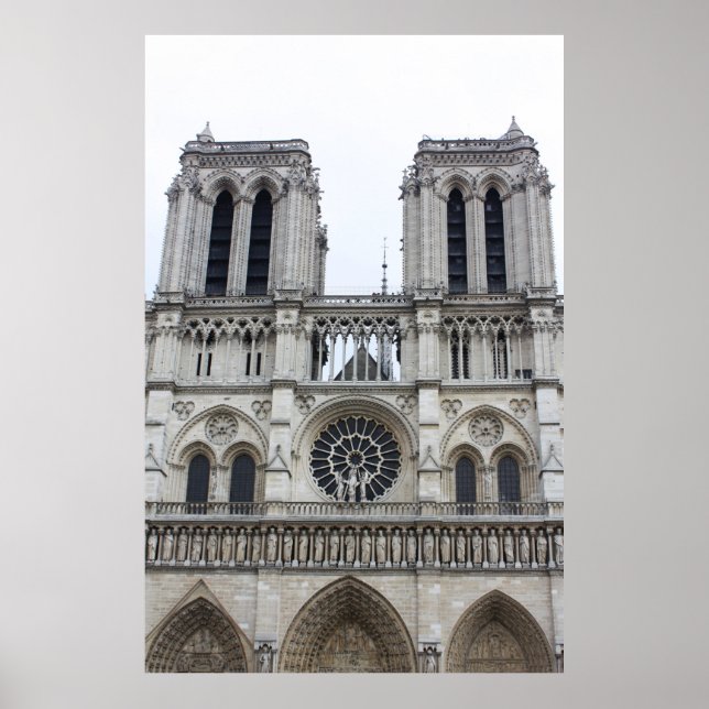 Poster Catedral de Notre Dame (Frente)