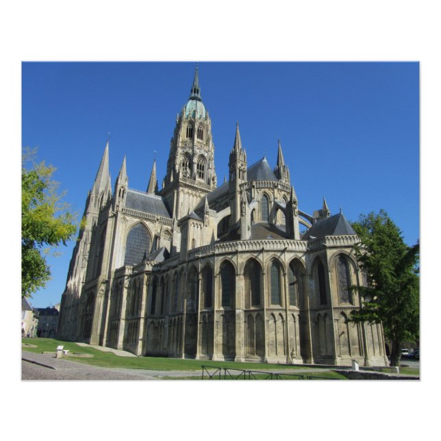 Pôster Catedral de Notre Dame, Bayeux, França (Frente)