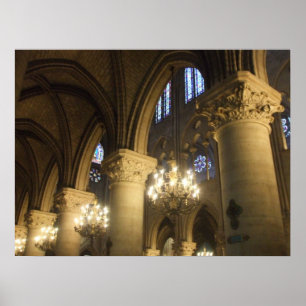 Poster Catedral de Notre Dame, Paris, France